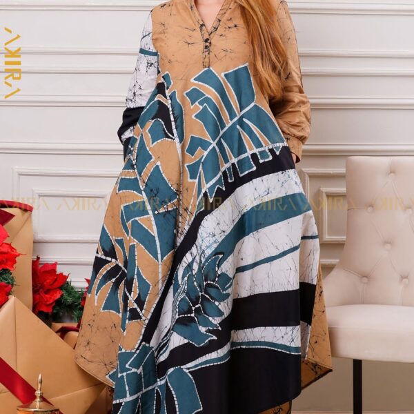 Rustic reverle batik dress