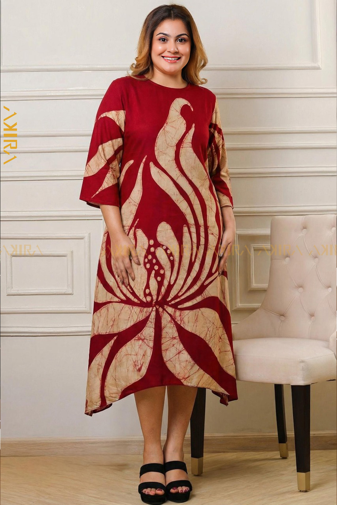 Zafron Designer Silk Dress