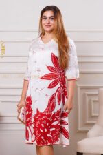 Vows Of Pearl Silk Dress