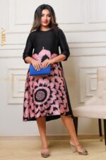 Flavine silk designer dres