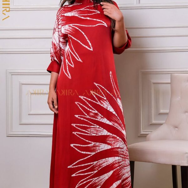 Quivera Elegance Silk Batik Dress