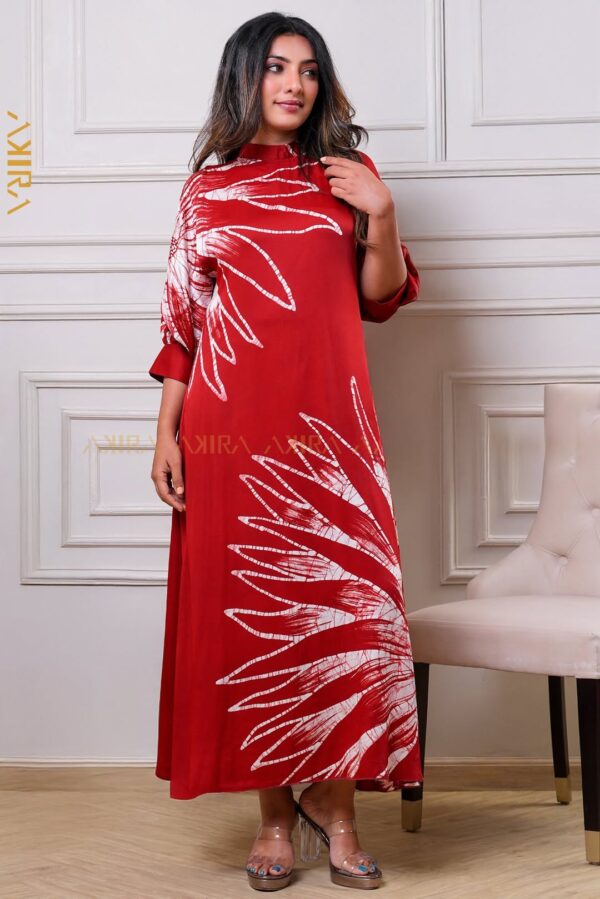 Quivera Elegance Silk Batik Dress