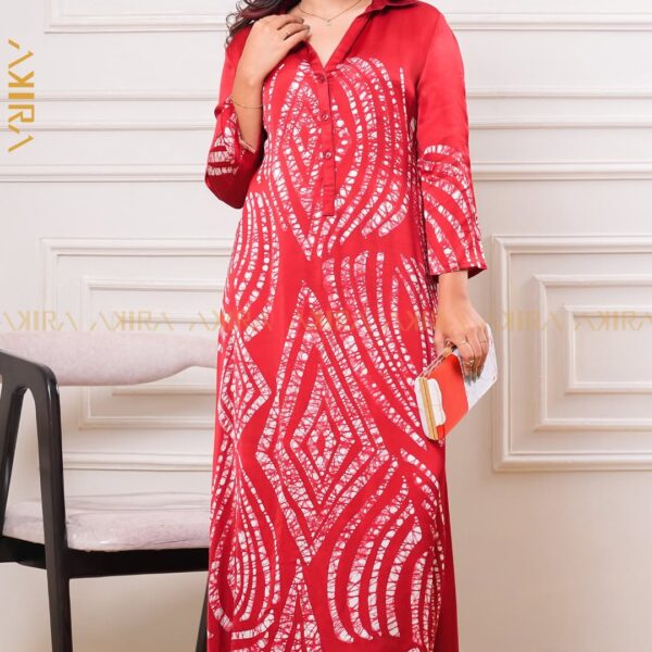 Twilight Bloom Silk Batik Dress