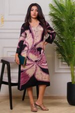 Milana designer silk designer dress