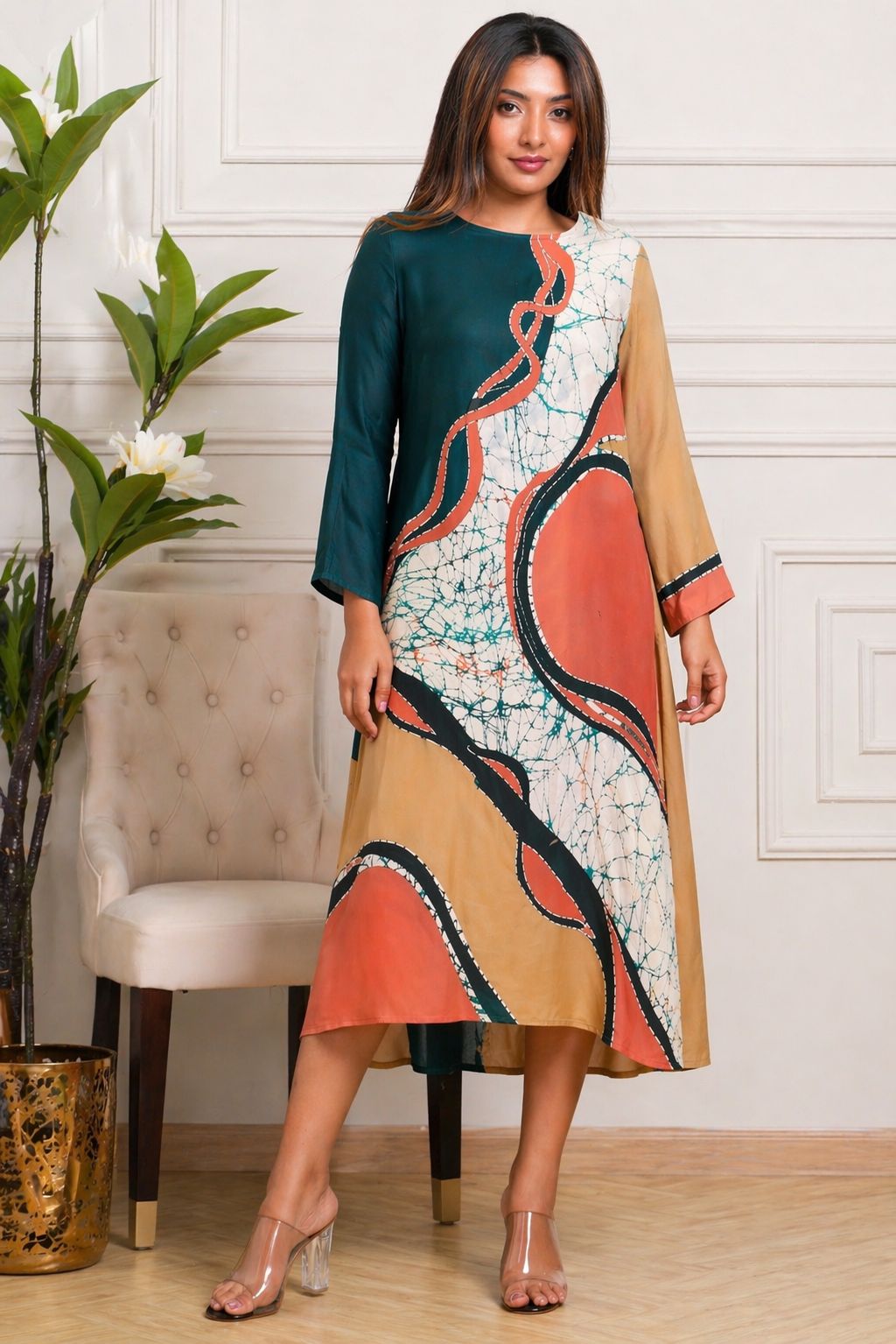 avandra silk dress