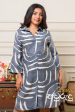 zig zag pattern dress