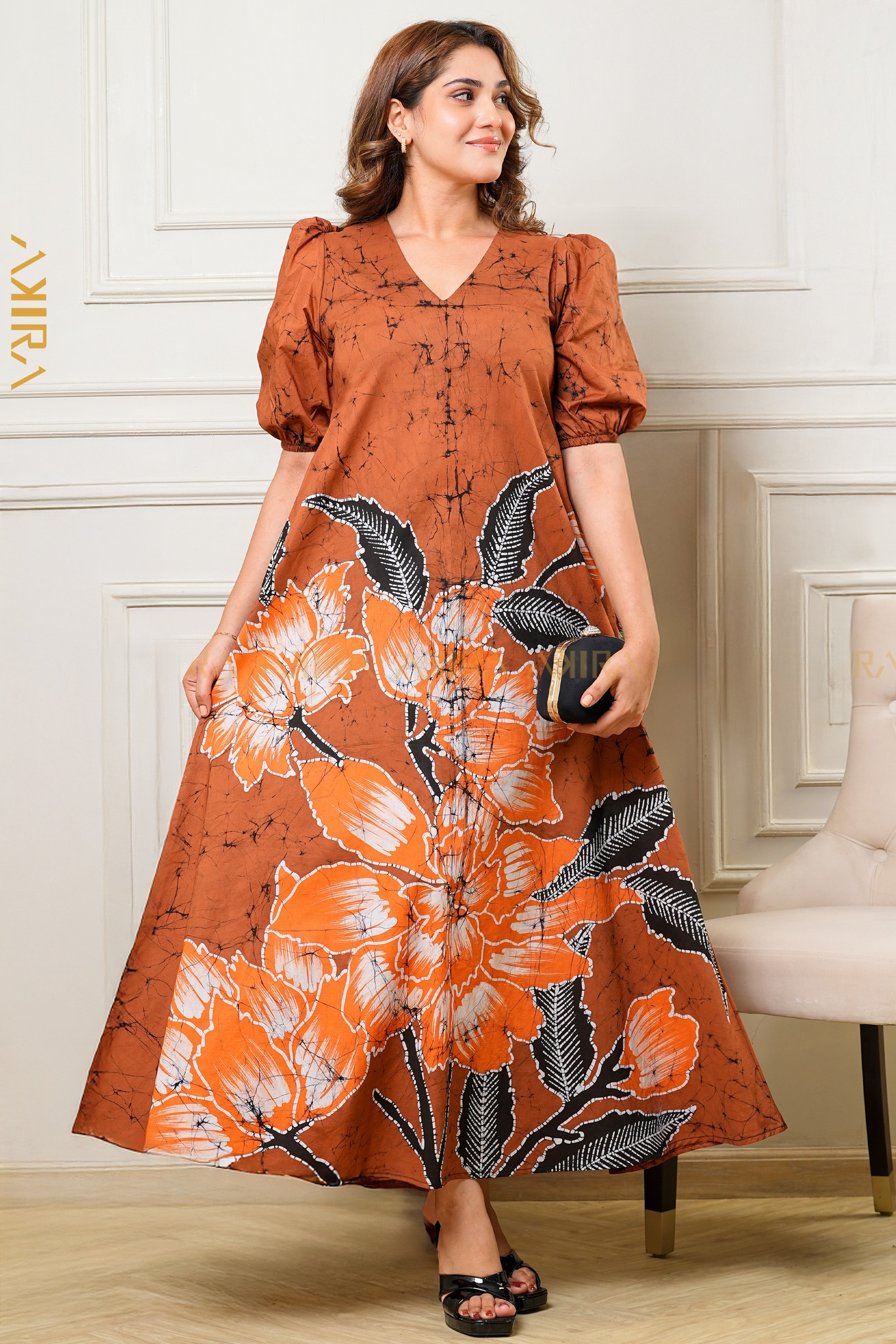 Avana Flora Batik Dress
