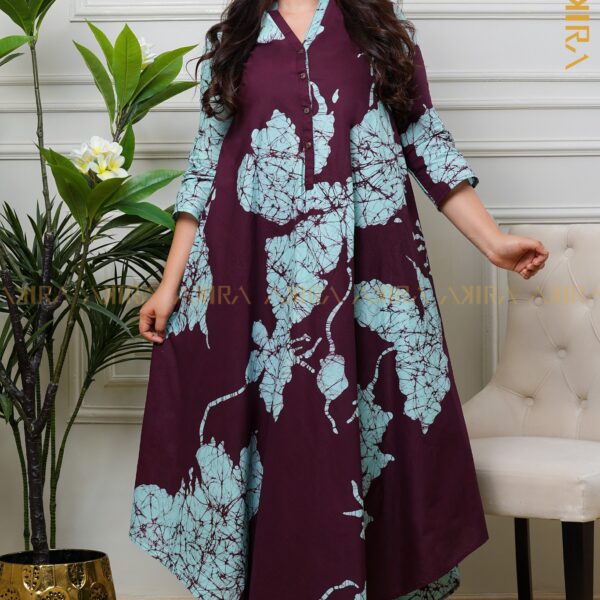 Marble Dream Batik Designer Dress