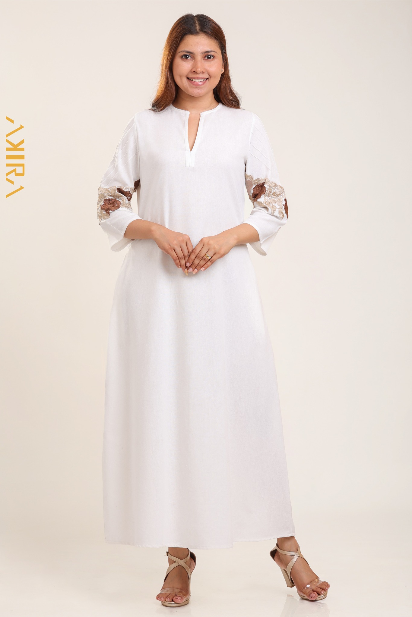 Torch Lily Sleeve Detail Dress