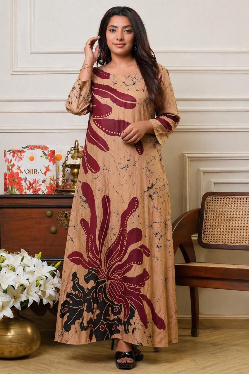 Zara Flora Dress Batik Dress