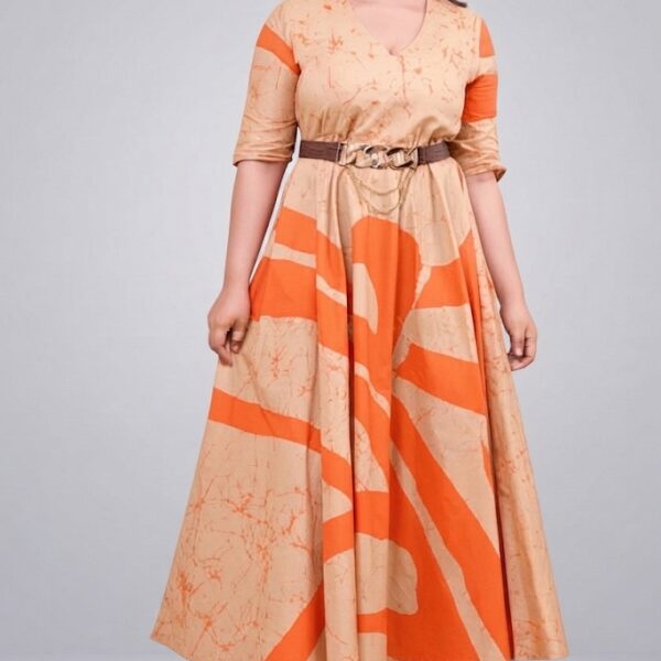 Saffira batik elegance dress .