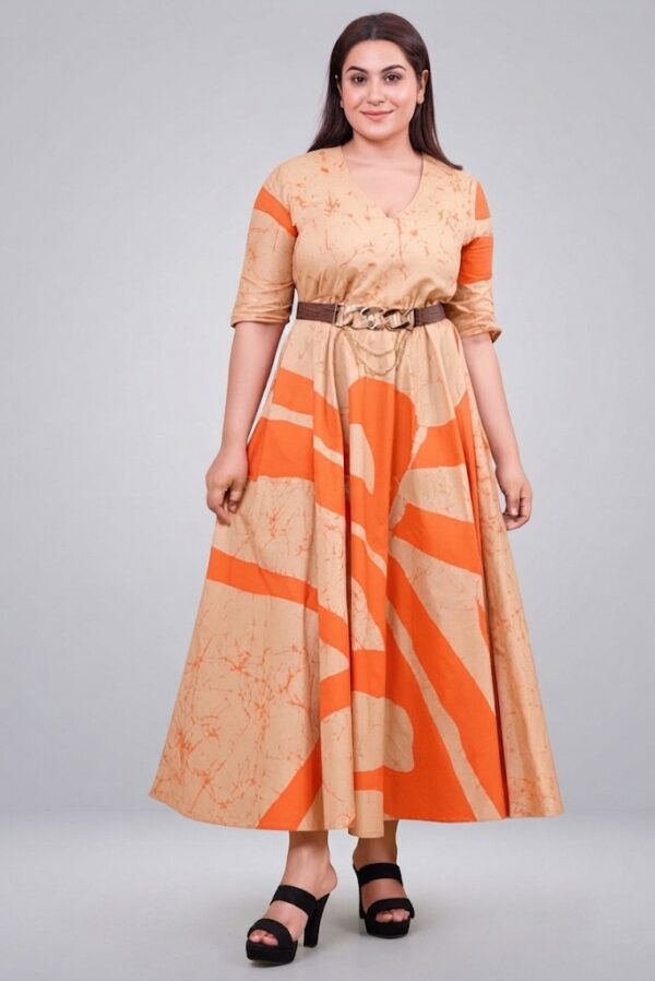 Saffira batik elegance dress .