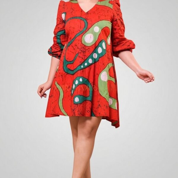 Faylora batik designer dress