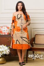 Elviana Batik Drop-Sleeve Dress