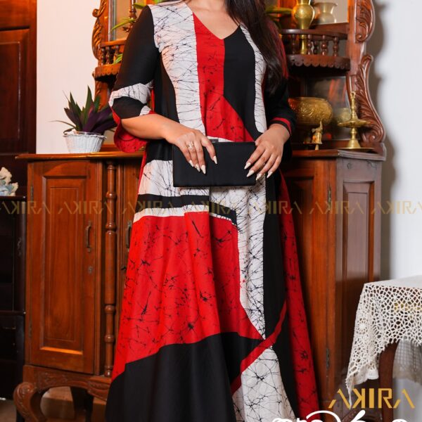 The Lotus Aura Batik Dress