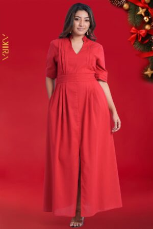 Red Maple Festive Dress