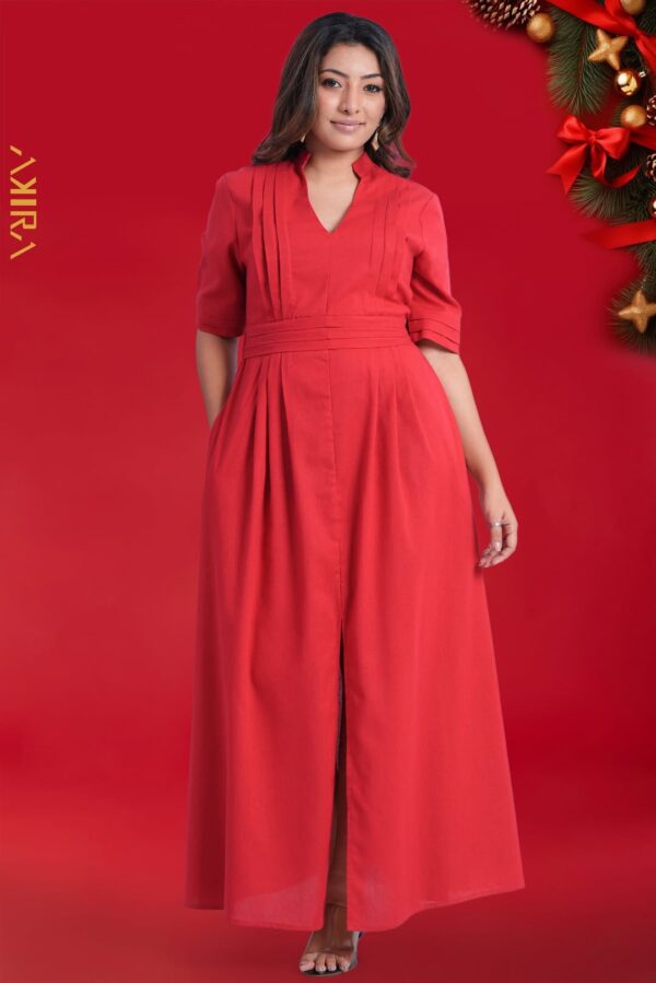 Red Maple Festive Dress