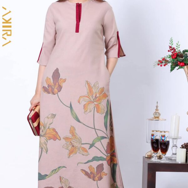 Marie Contrast Detail Dress