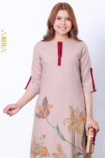 Marie Contrast Detail Dress