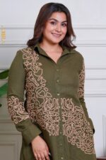 Gardanic Blossom Detail Dress