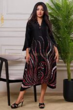 Vionellie silk designer dress