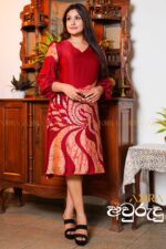 Wilara muse silk designer dress