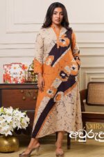 Tropical Breeze Batik Silk Dress
