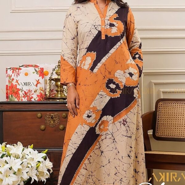 Tropical Breeze Batik Silk Dress