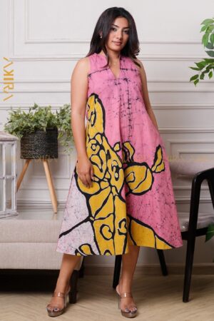 Gardernic Rose Batik Dress