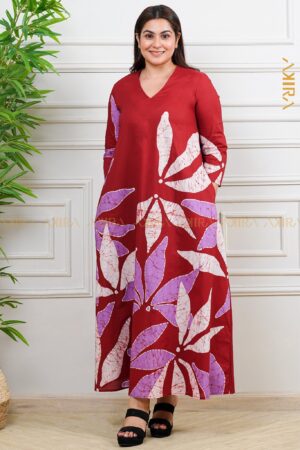 Indigo Everra Batik Designer Dress