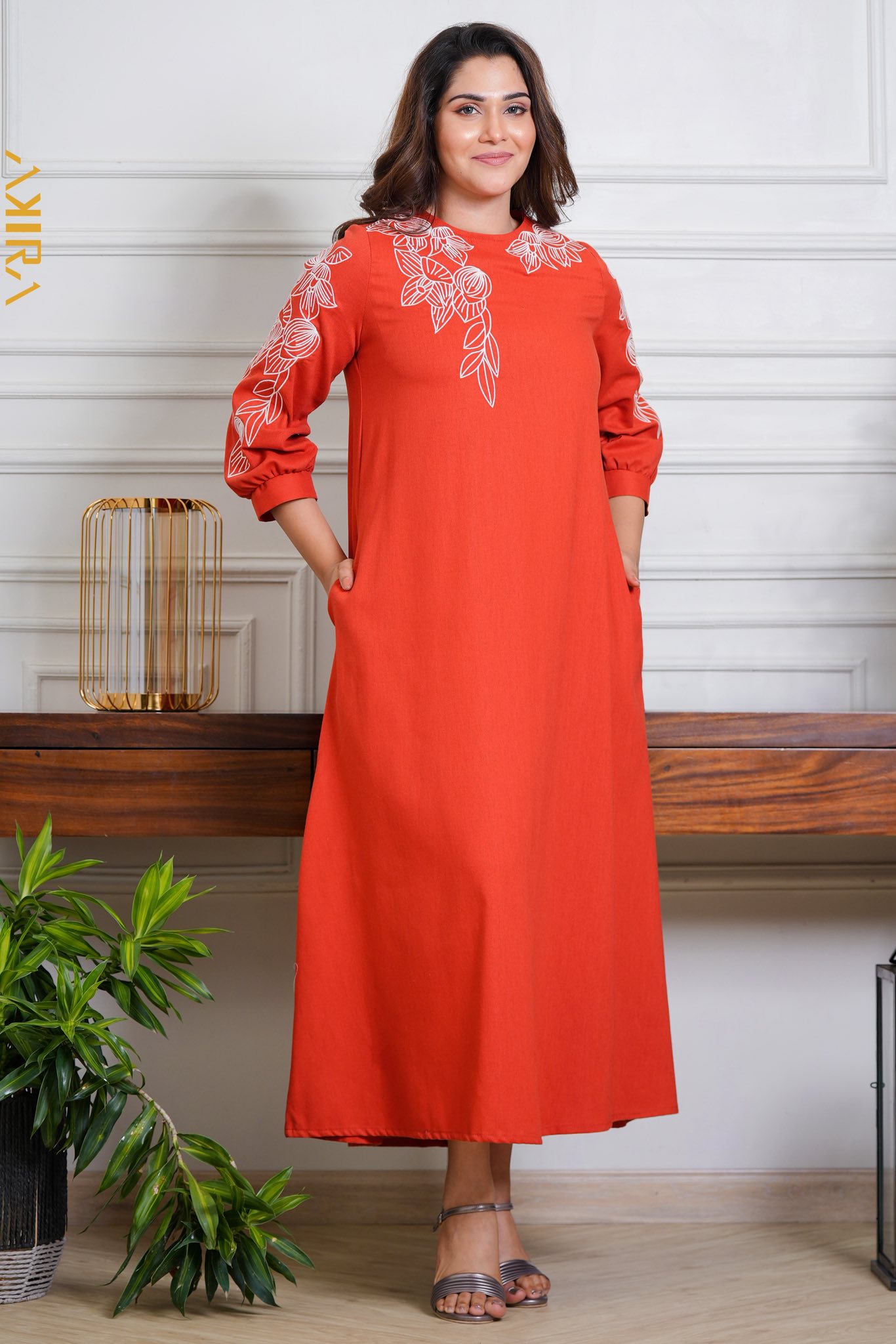 Sienna Sunset Elegant Dress