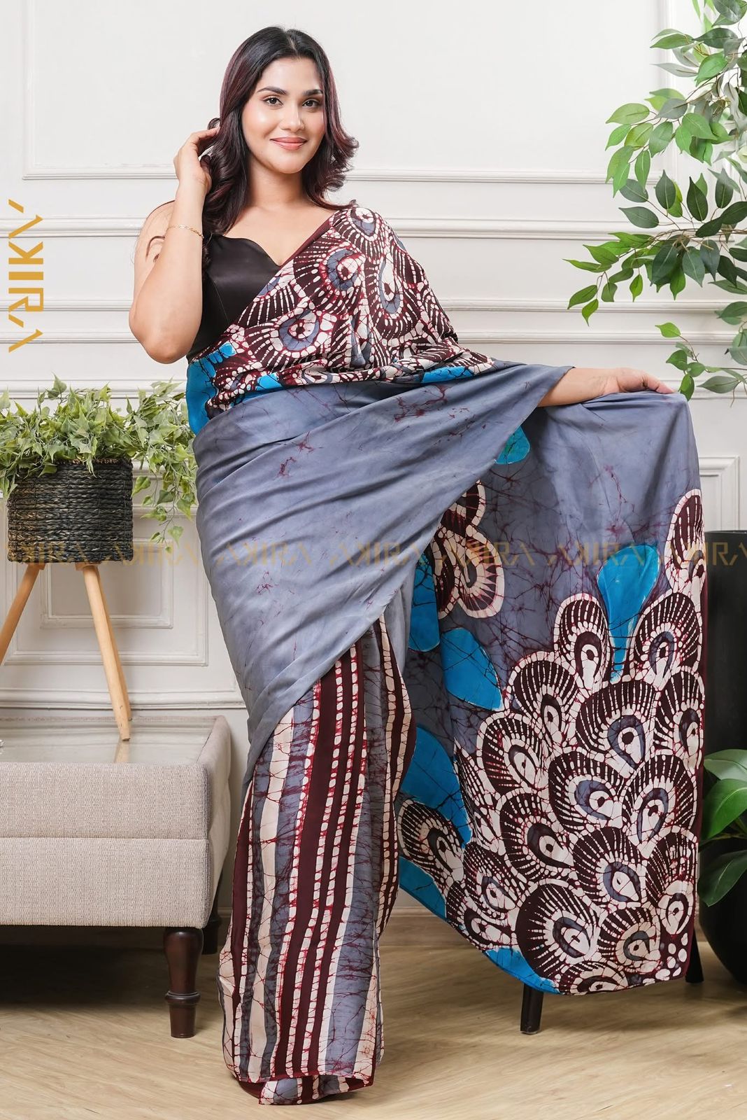 Exclusive Desinger Super Silk Batik Saree