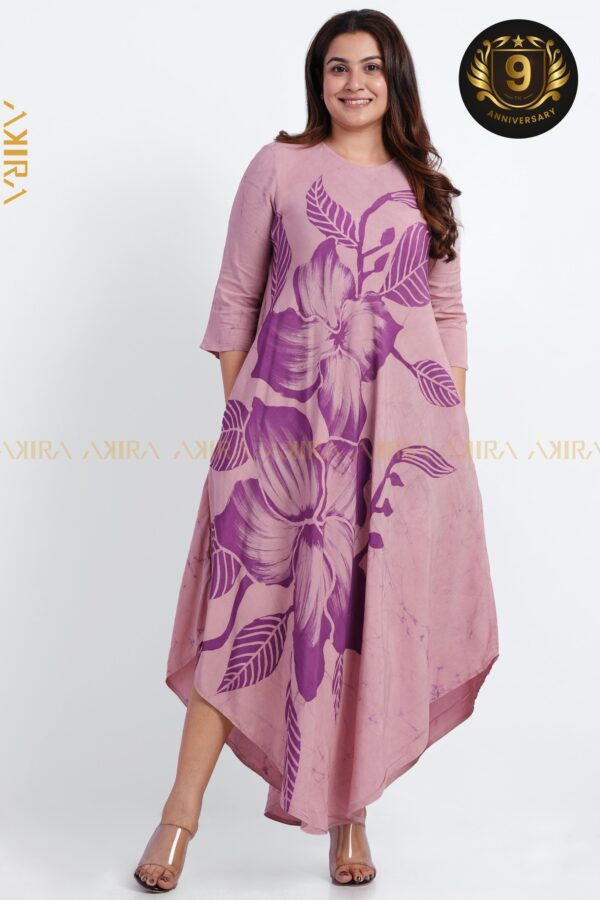 Wildflower Batik Designer Dress