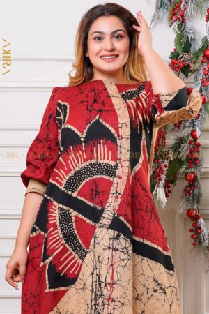 Zelmira batik designer dress 1