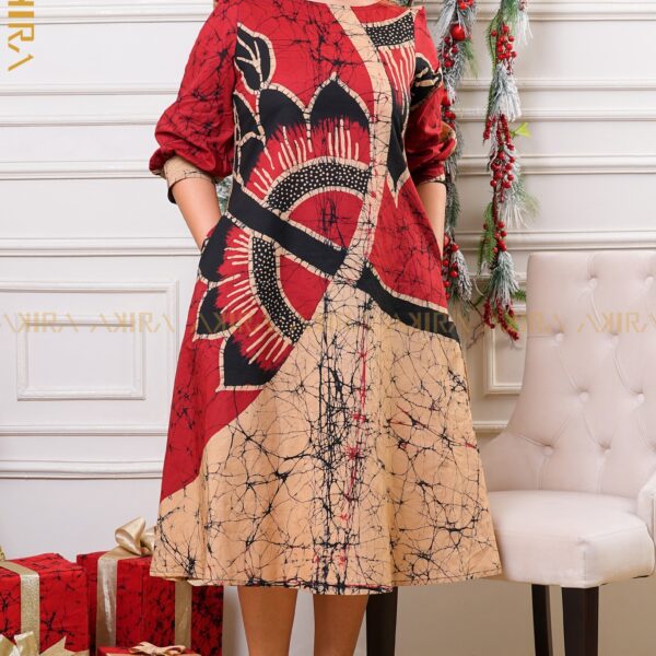 Zelmira Batik Designer Dress