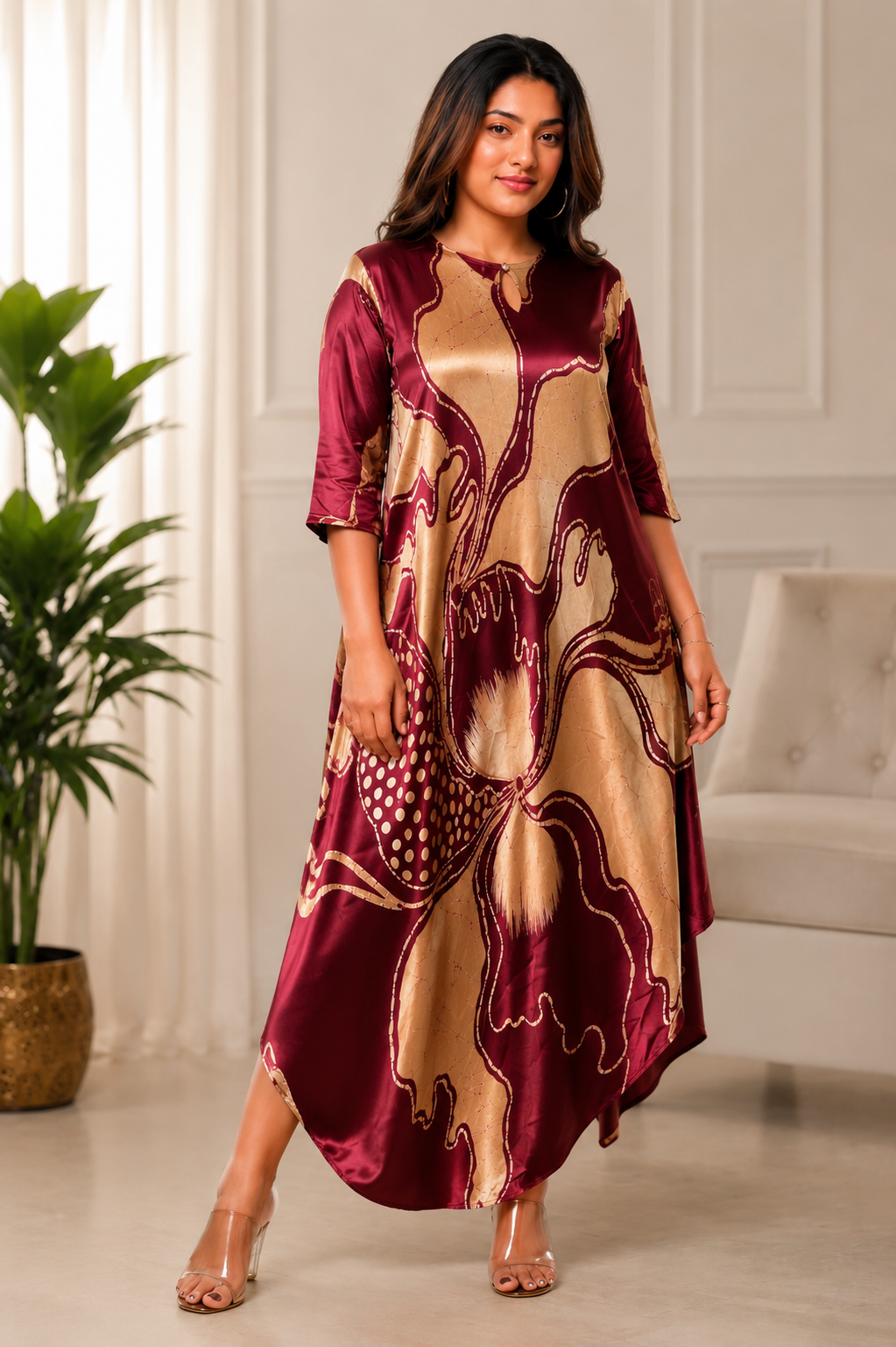 Exclusive Designer Silk Dress