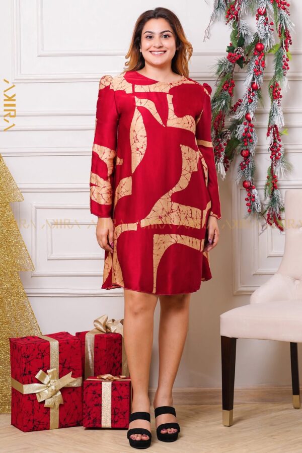 Viyana Silk Party Dress