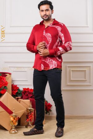 Elegance Of Batik Silk Shirt