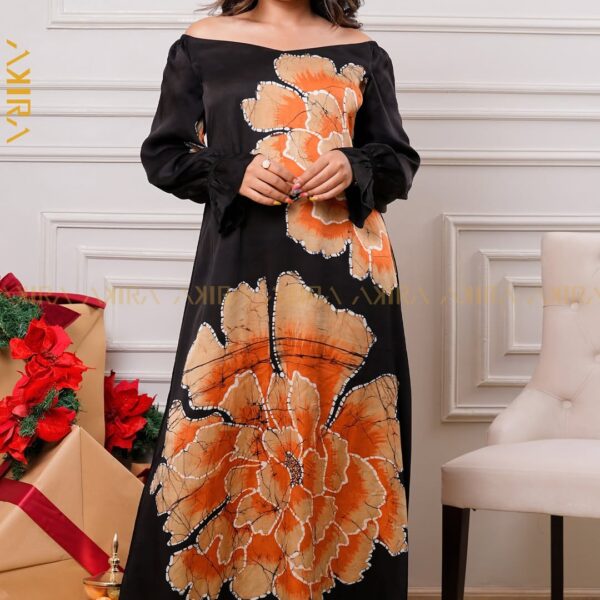 Sierra meadow silk party dress