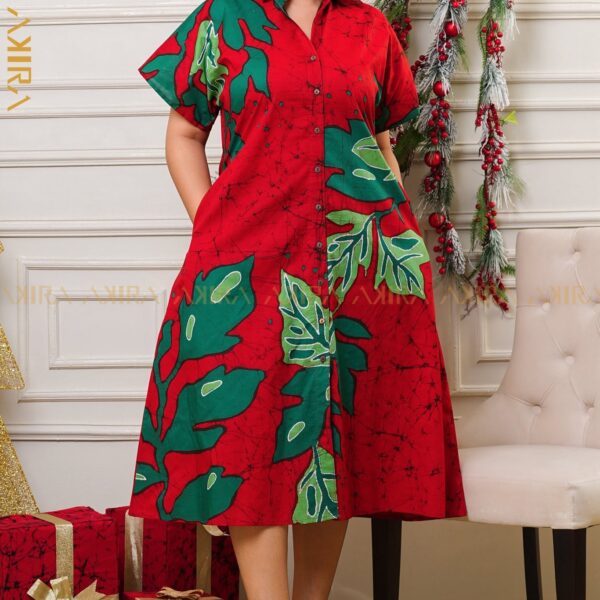 Solvique Elegant Batik Dress
