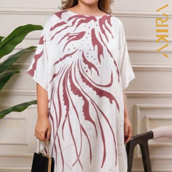 Bright fusion silk dress