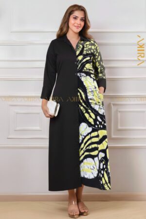 Milana batik silk dress