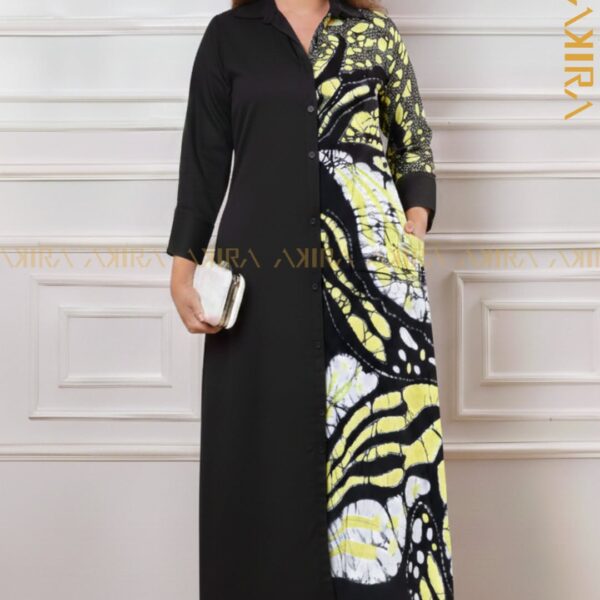 Milana batik silk dress