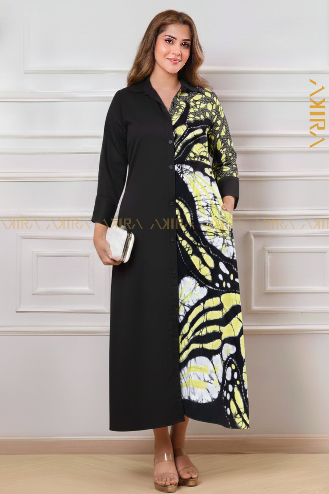 Milana batik silk dress