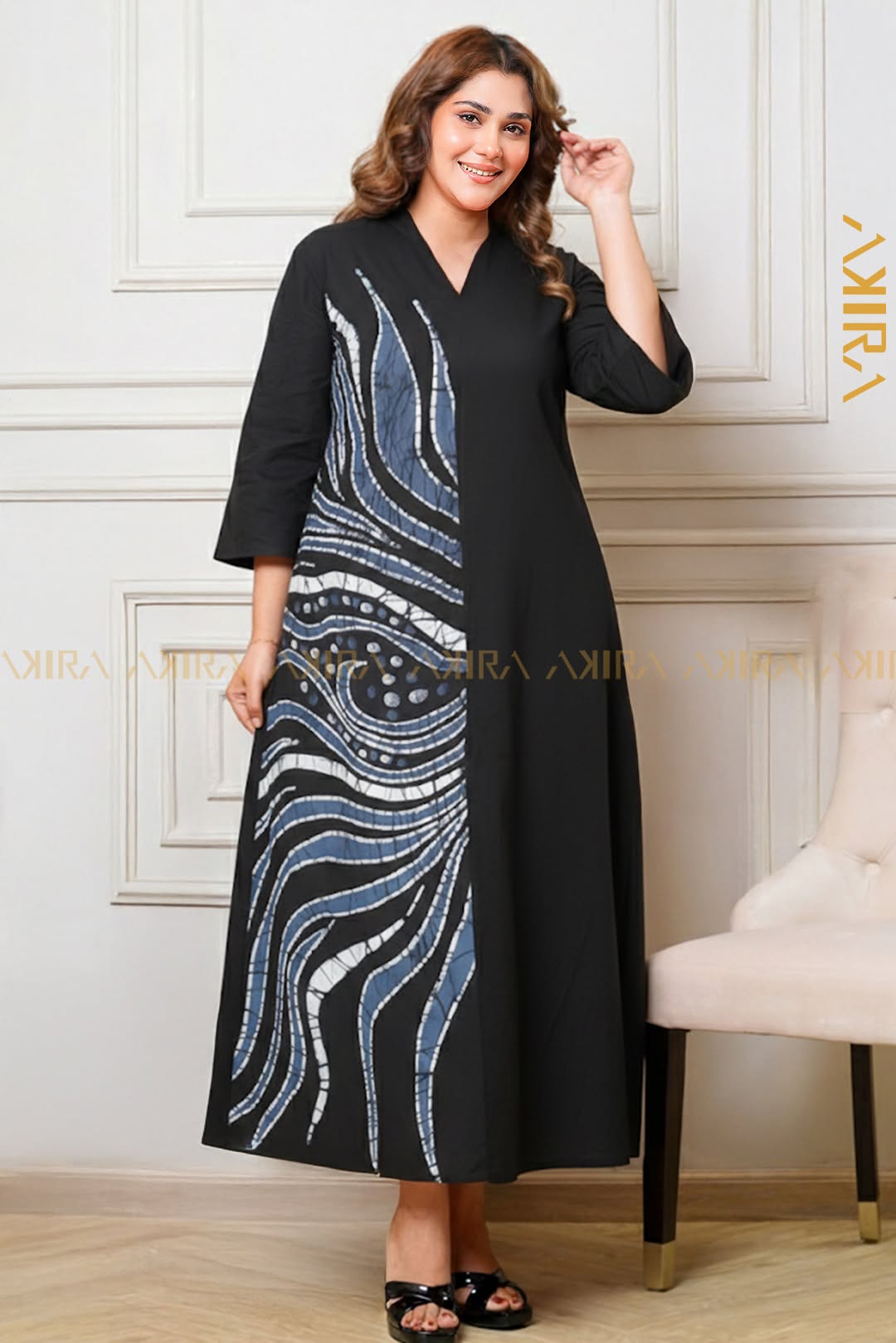 Shiffoni Silk Designer Dress