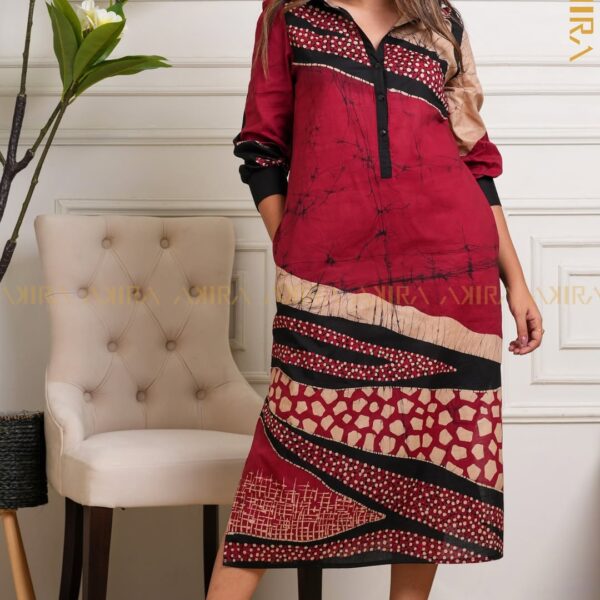 Serantily twine batik designer dress