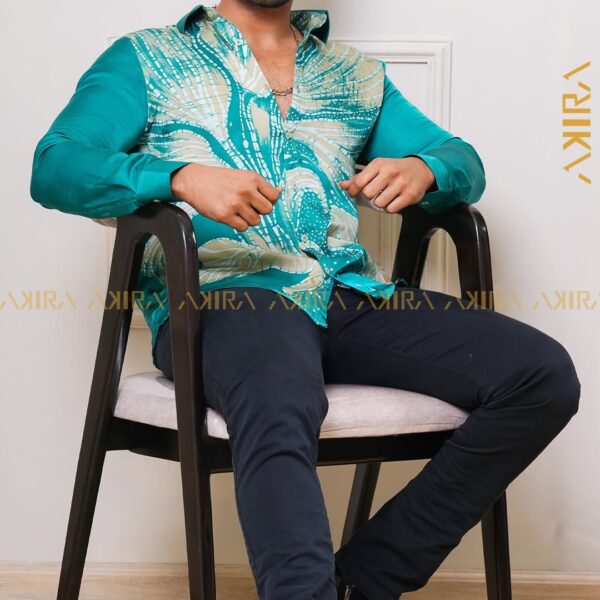 Arian men silk designer shirt