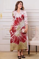 Zemia silk designer dress