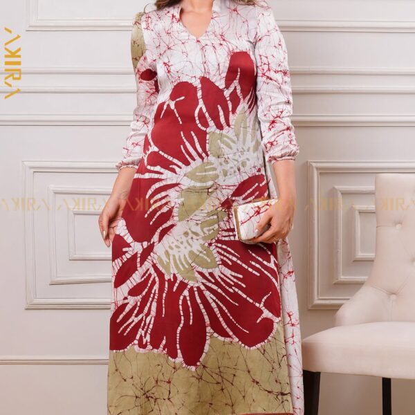 Zemia silk designer dress