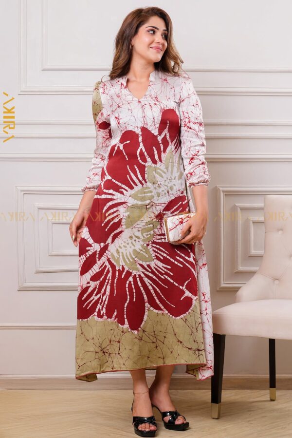 Zemia silk designer dress